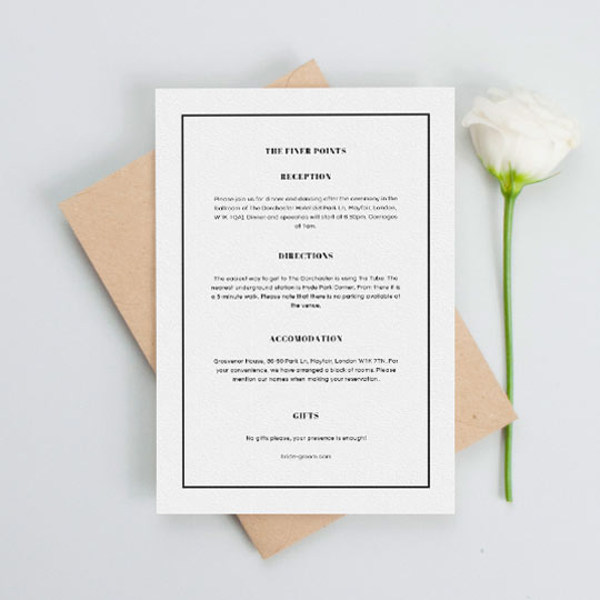 Wedding Information Sheets Inserts Utterly Printable